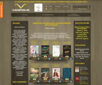 Ujkonyvek.hu(A legújabb könyvek 25) Screenshot