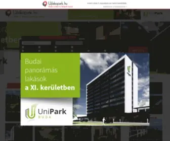 Ujlakopark.hu(új lakás) Screenshot
