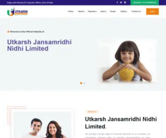 Ujsnidhi.com(Utkarsh Jansamridhi Nidhi Limited) Screenshot