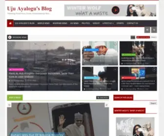 Ujuayalogusblog.com(Uju Ayalogu's Blog for News) Screenshot