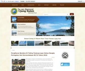 Ujungkulon.org(Taman Nasional Ujung Kulon) Screenshot