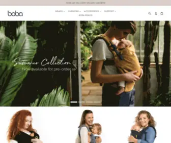 UK-Boba.com(Baby Carriers & Wraps) Screenshot