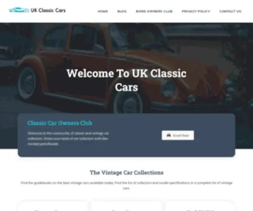 UK-Classic-Cars.com(UK Classic Cars) Screenshot