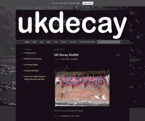UK-Decay.co.uk(Post Punk) Screenshot