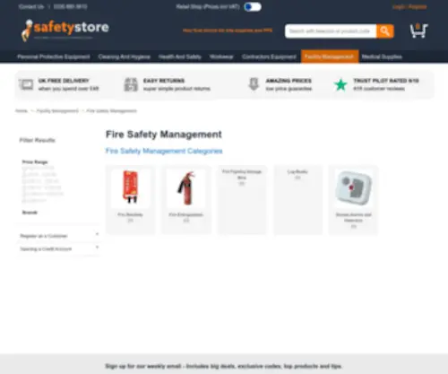 UK-Event-Safety.co.uk(Fire Safety Management) Screenshot