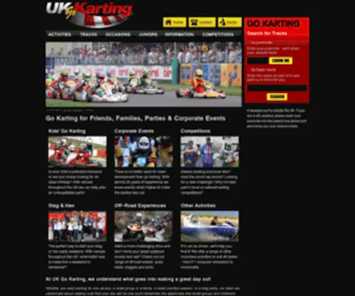UK-GO-Karting.com(UK GO Karting) Screenshot