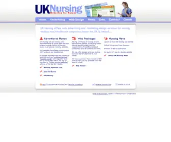 UK-Nursing.com(Websites for Nurses (NH)) Screenshot