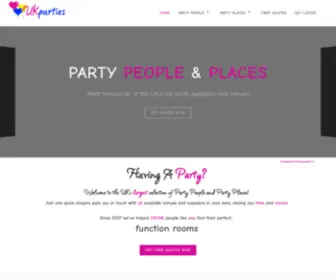 UK-Parties.co.uk(Mobile Disco Hire) Screenshot