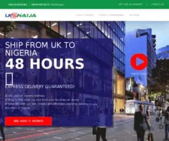 UK2Naija.com(#1 UK Shipping to Nigeria in 48 hrs) Screenshot