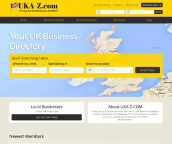 Uka-Z.com(UK Business Directory) Screenshot