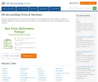Ukaccountingfirms.co.uk(Directory of UK accounting firms) Screenshot