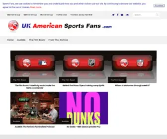 Ukamericansportsfans.com(The home of UK based North American Sports Fans online) Screenshot