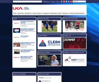 Uka.org.uk(UKA Official Website) Screenshot