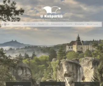 Ukasparku.cz(Penzion a restaurace U Kašpárků) Screenshot
