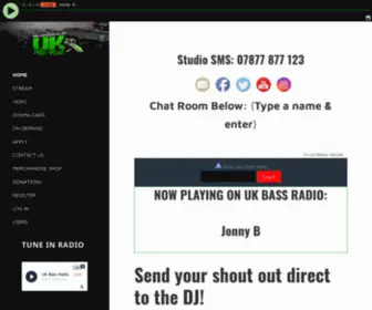 Ukbassradio.com(Radio Station) Screenshot