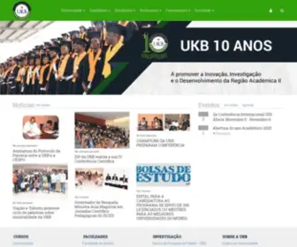 UKB.ed.ao(A Universidade Katyavala Bwila (UKB)) Screenshot