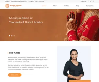 Ukbridalhenna.com(Bharathi Sanghani) Screenshot