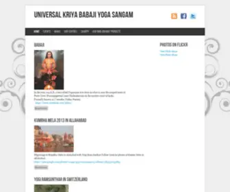 Ukbys.org(Universal Kriya Babaji Yoga Sangam) Screenshot