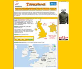 Ukcampsite.co.uk(The UK Camp Site for Tent and Caravan Campers in the UK with over 250) Screenshot