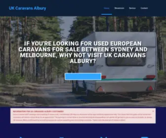 Ukcaravansalbury.com(UK Caravans Albury) Screenshot