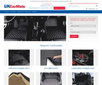 Ukcarmats.com(High quality tailored carpet car mats and rubber mats) Screenshot