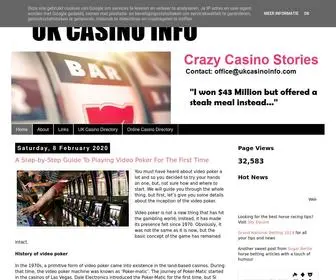 Ukcasinoinfo.com Screenshot