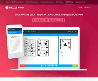 Ukcat.ninja(UCAT Online Course & Question Bank by Ali Abdaal) Screenshot