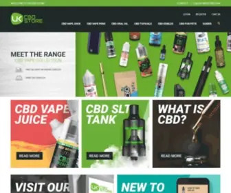 UkcbdStore.com(UK CBD STORE) Screenshot