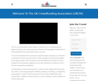 UkcFa.org.uk(The UK Crowdfunding Association (UKCFA)) Screenshot