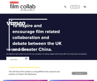 Ukchinafilm.com(UK-China Film Collab) Screenshot