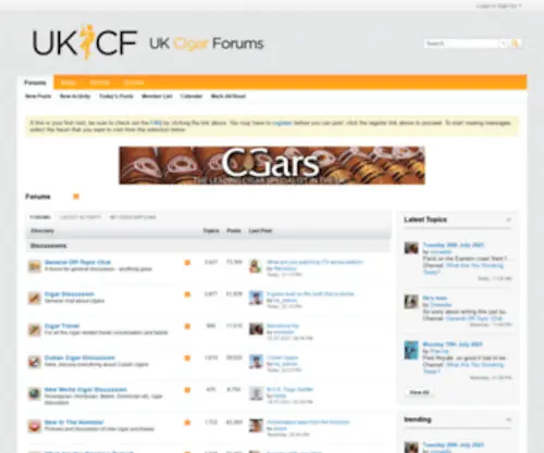 Ukcigarforums.com(Uk cigar forums) Screenshot
