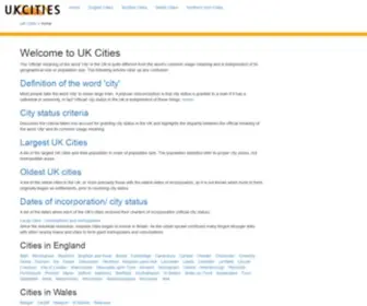 Ukcities.co.uk(UK Cities) Screenshot