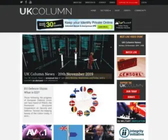 Ukcolumn.org(Homepage) Screenshot