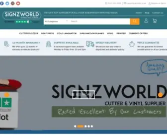 Ukcutter.co.uk(Signzworld) Screenshot