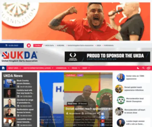 Ukdartsassociation.com(United Kingdom Darts Association) Screenshot