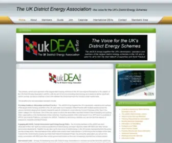 Ukdea.org.uk(The UK District Energy Association) Screenshot