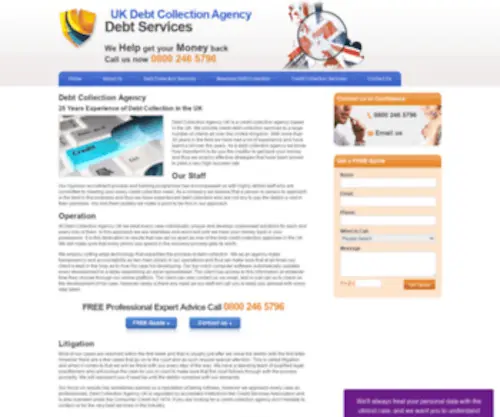 Ukdebtcollectionagency.com(Debt Collection Agency) Screenshot