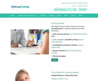 Ukdrugtesting.co.uk(UK Drug Testing) Screenshot