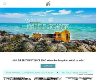 Ukerepublic.com(UKE Republic Ukuleles) Screenshot