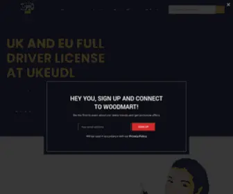 Ukeufulldriverslicense.com(Buy Driver Licenses from the UK & EU) Screenshot