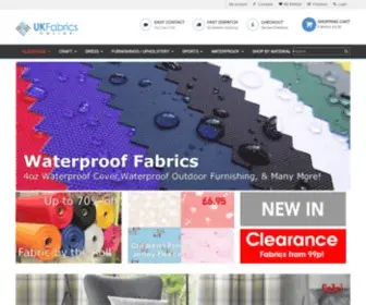 Ukfabricsonline.com(UK Fabrics Online) Screenshot