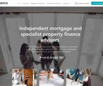 UKFCS.com(UKFCS are Independent mortgage and specialist finance advisors) Screenshot