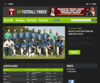 Ukfootballfinder.co.uk(UK Football Finder) Screenshot