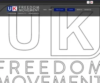 Ukfreedommovement.org.uk(UK Freedom Movement) Screenshot