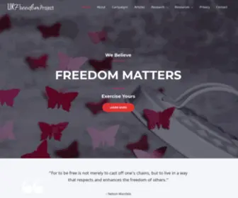 Ukfreedomproject.org(Every Action Makes A Difference) Screenshot