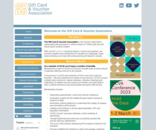 UkgcVa.co.uk(UK Gift Card & Voucher Association) Screenshot