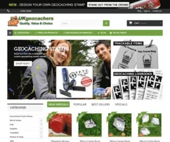 Ukgeocachers.co.uk(Geocaching shop offering products) Screenshot
