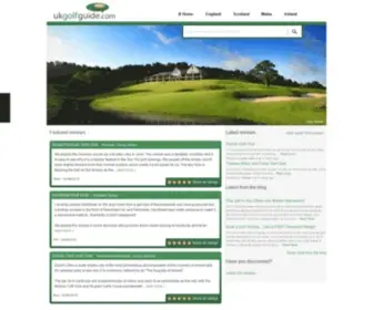 Ukgolfguide.com(UK Golf Club Reviews and Golf Course Ratings from UK Golf Guide) Screenshot