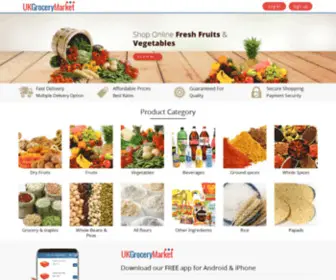 Ukgrocerymarket.com(Indian Authentic Grocery Store) Screenshot