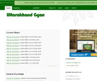 Ukgyan.com(Uttarakhand Gyan) Screenshot
